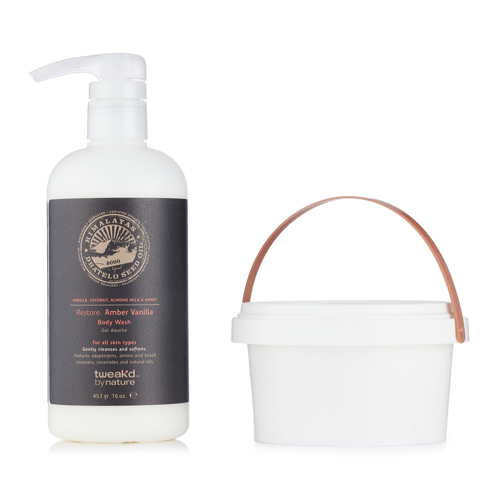 Tweak'd by Nature Body Wash 16oz + All-Purpose Rescue Cream Set