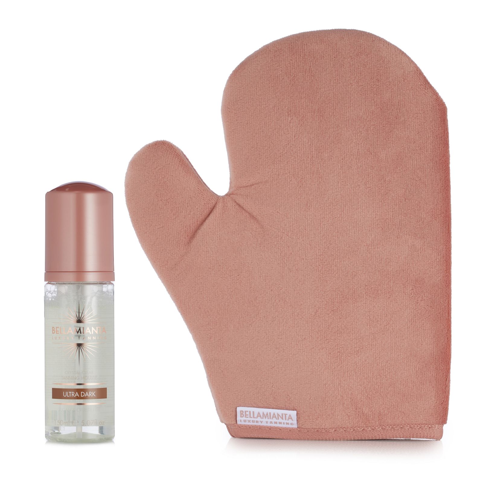 Bellamianta Crystal Clear Tanning Mousse & Velvet Mitt