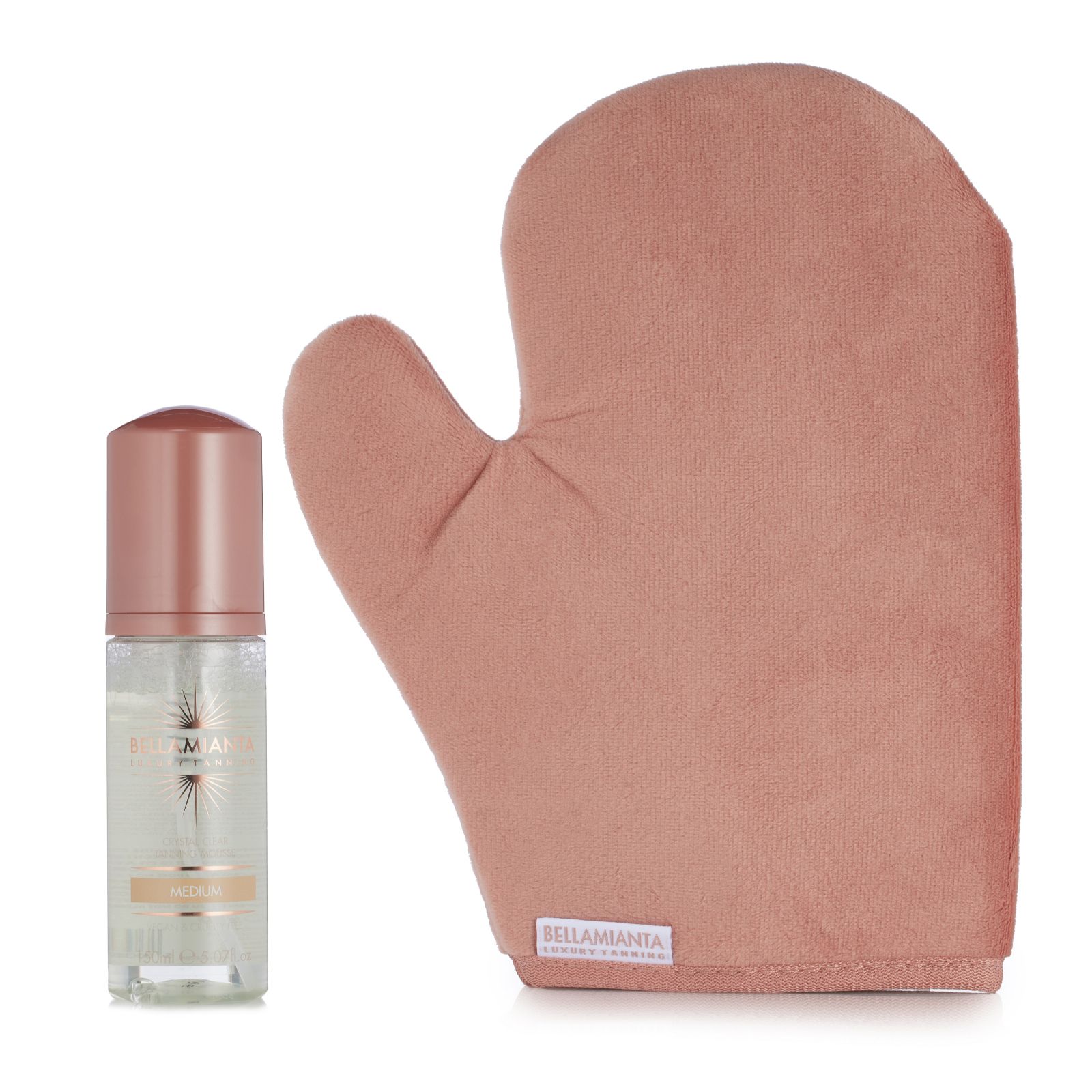 Bellamianta Crystal Clear Tanning Mousse & Velvet Mitt