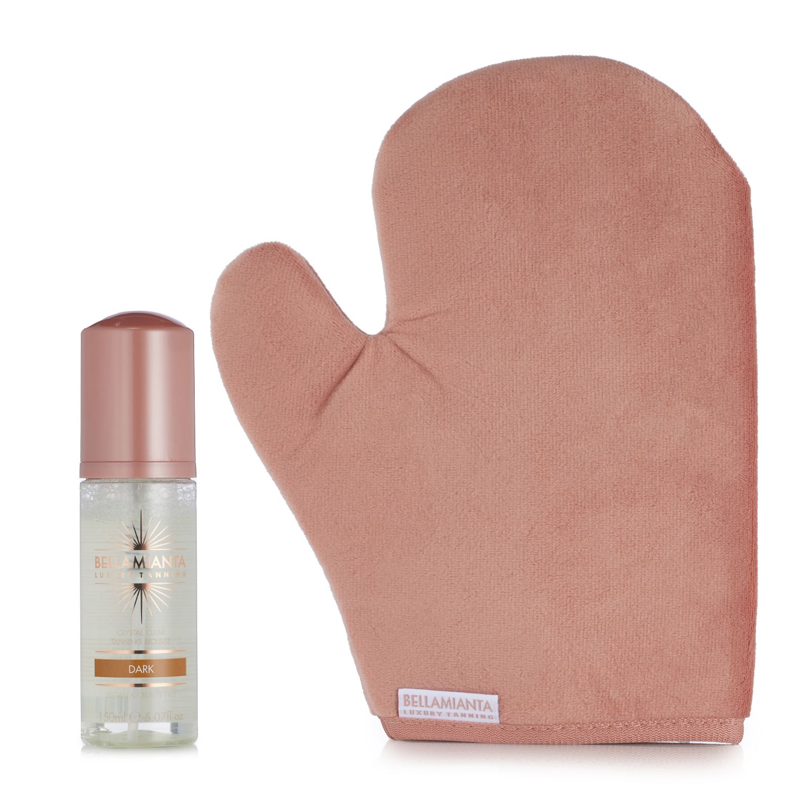 Bellamianta Crystal Clear Tanning Mousse & Velvet Mitt