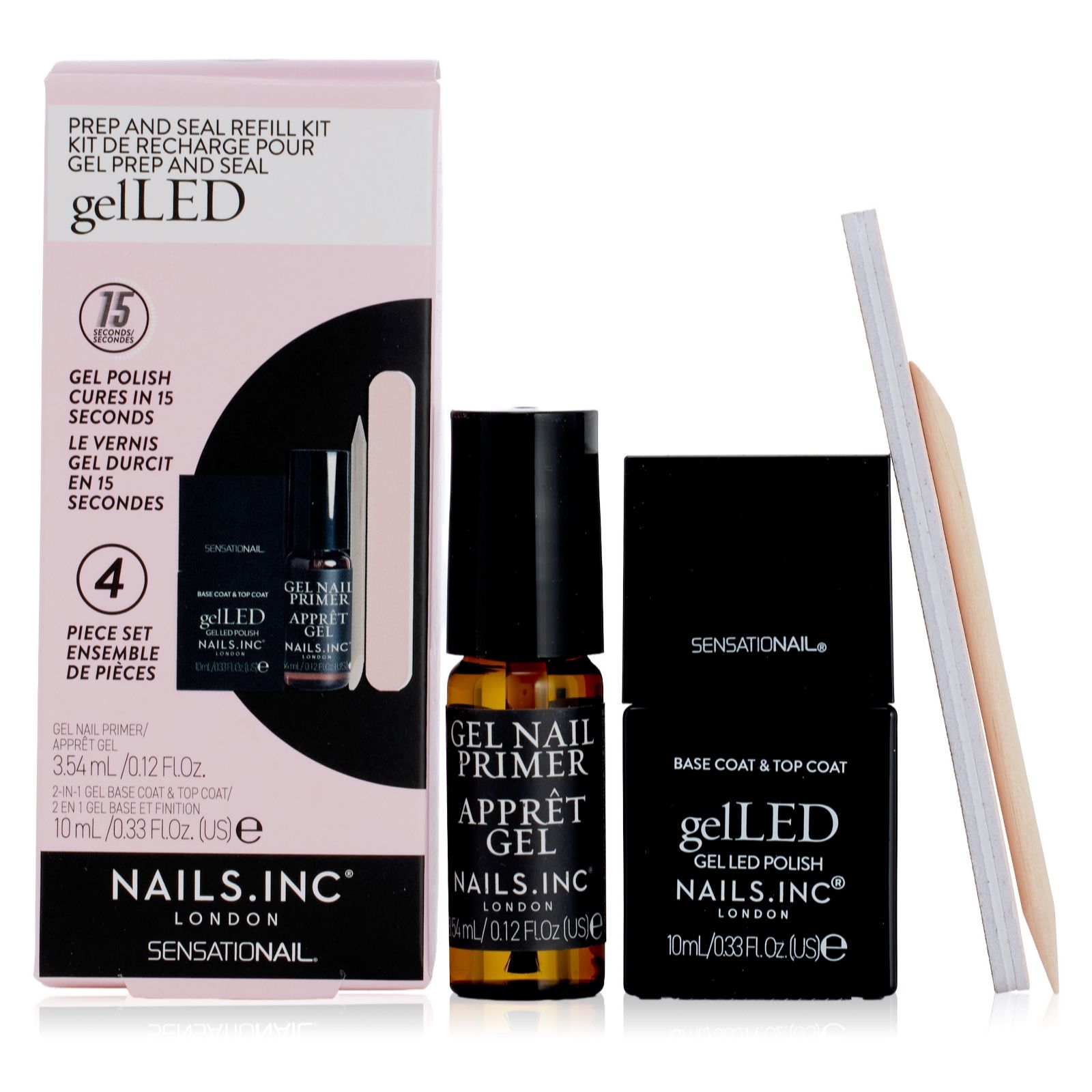 Nails Inc Prep & Seal Gel Refill Kit