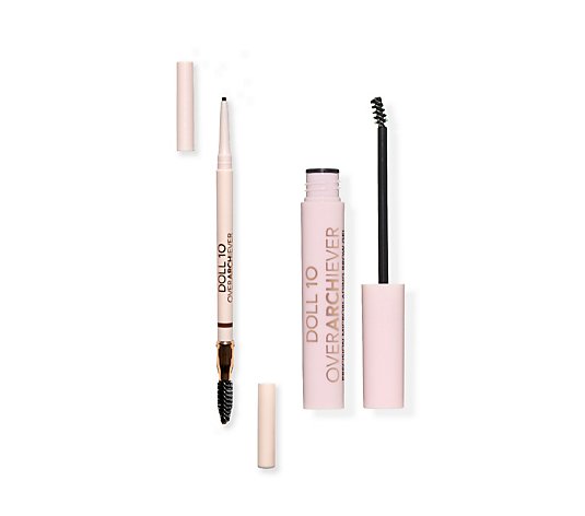 Doll 10 Overarchiever Brow Pencil with Clear Brow Gel