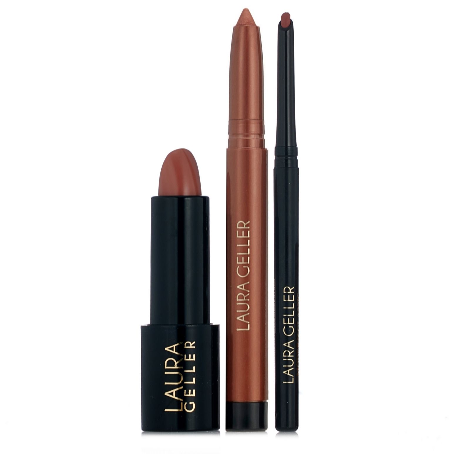 Laura Geller 3 Piece Lip & Eye Collection - QVC UK