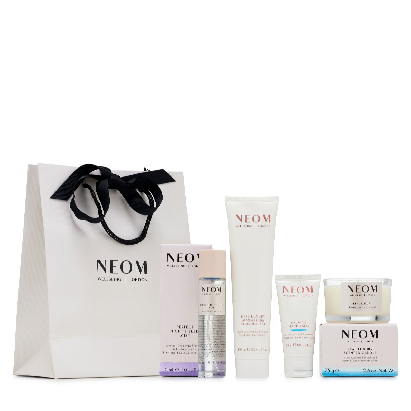 NEOM Wellbeing Stocking Filler 4 Piece Collection