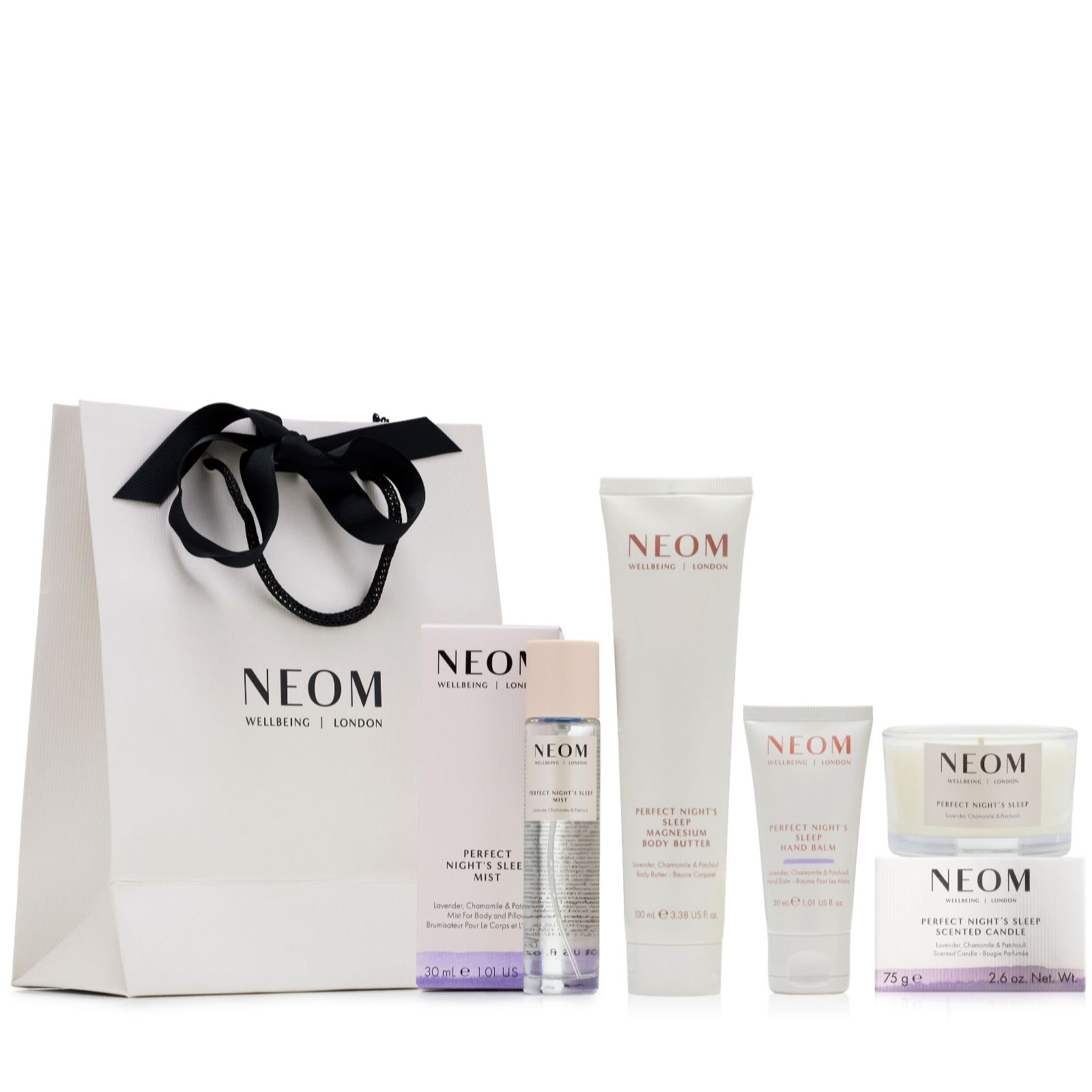 NEOM Wellbeing Stocking Filler 4 Piece Collection