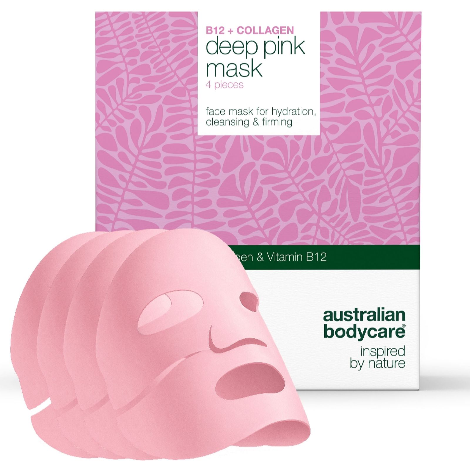 Australian Bodycare B12 Collagen Sheet Mask 4 Pack