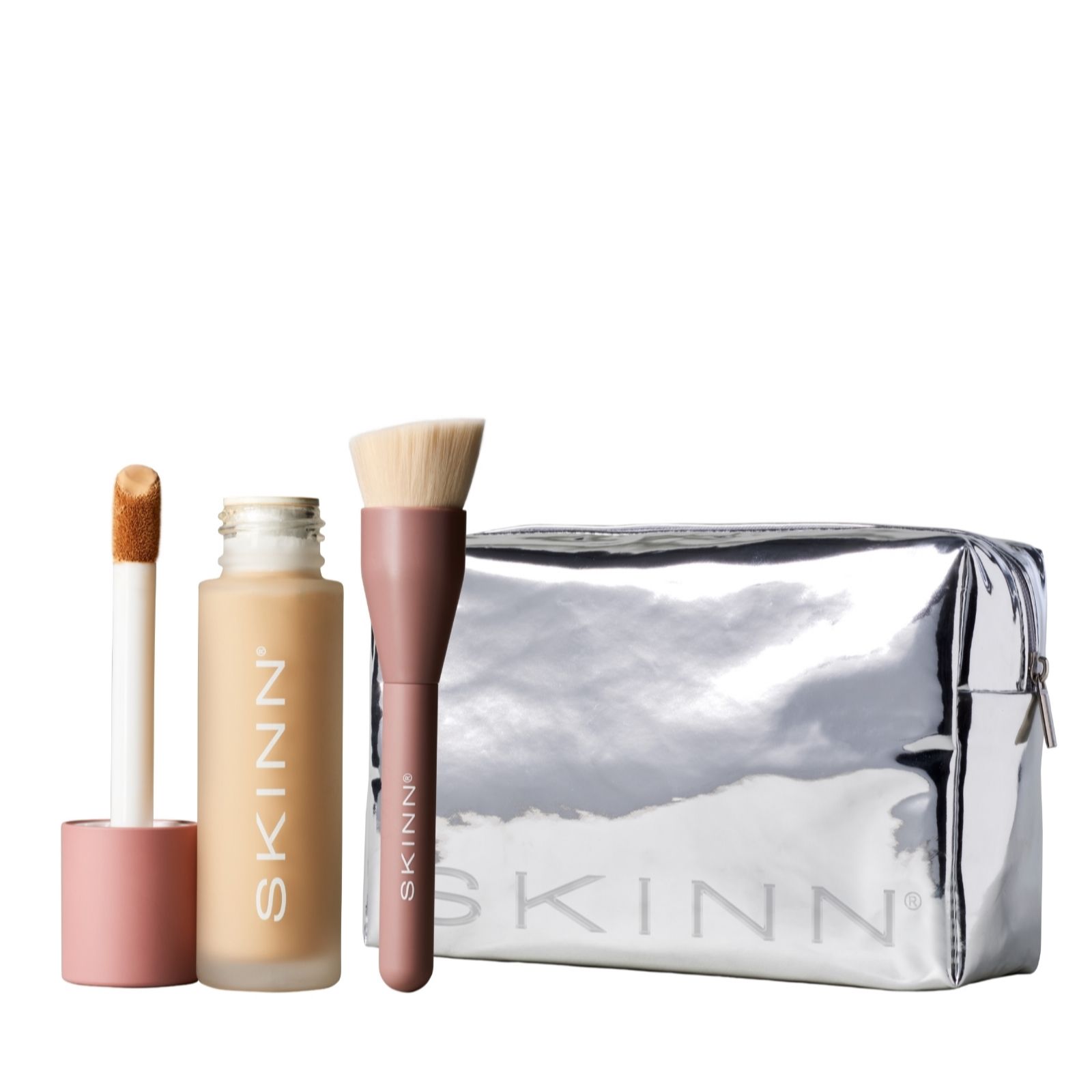 SKINN Scientific Colour Foundation & Brush With Bag