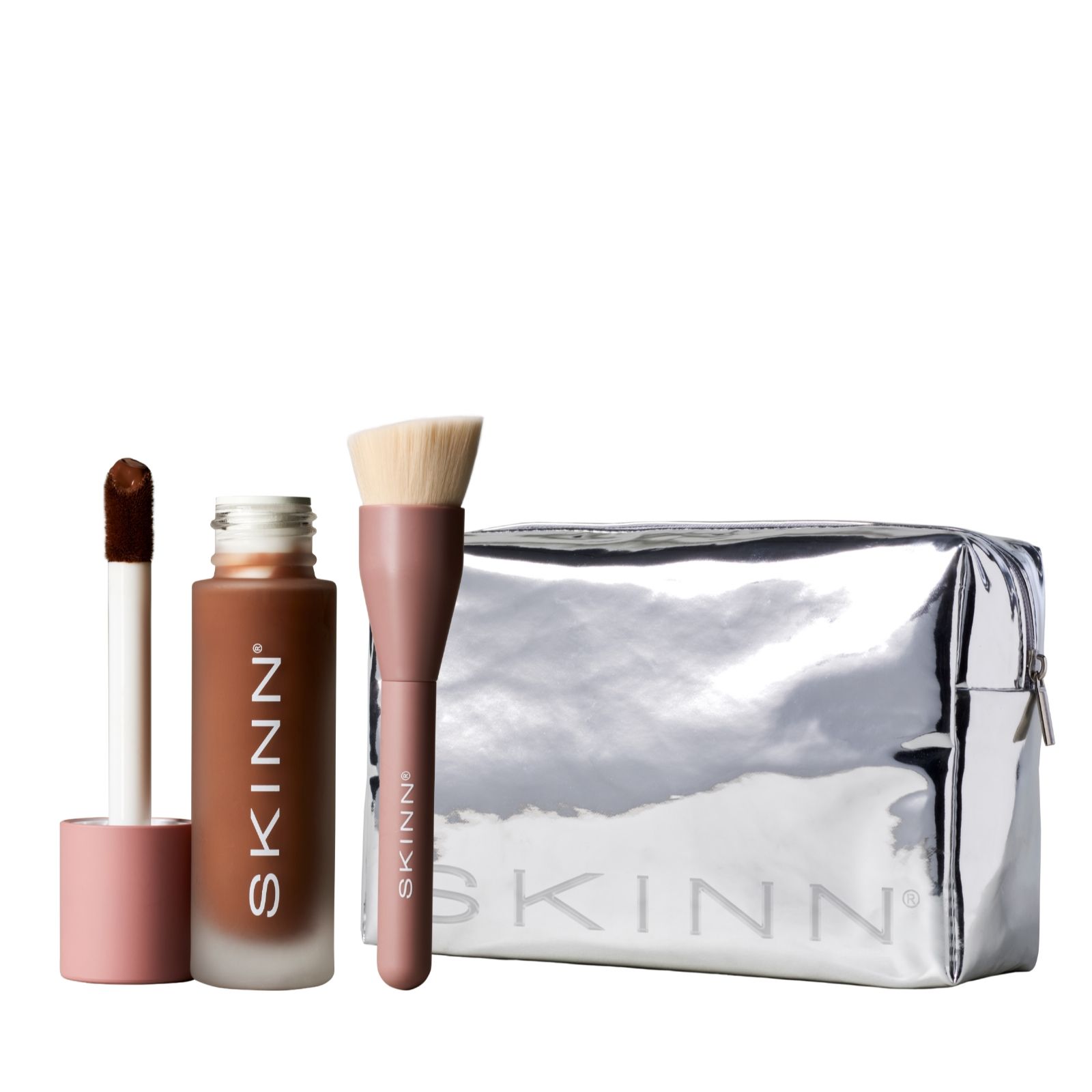 SKINN Scientific Colour Foundation & Brush With Bag