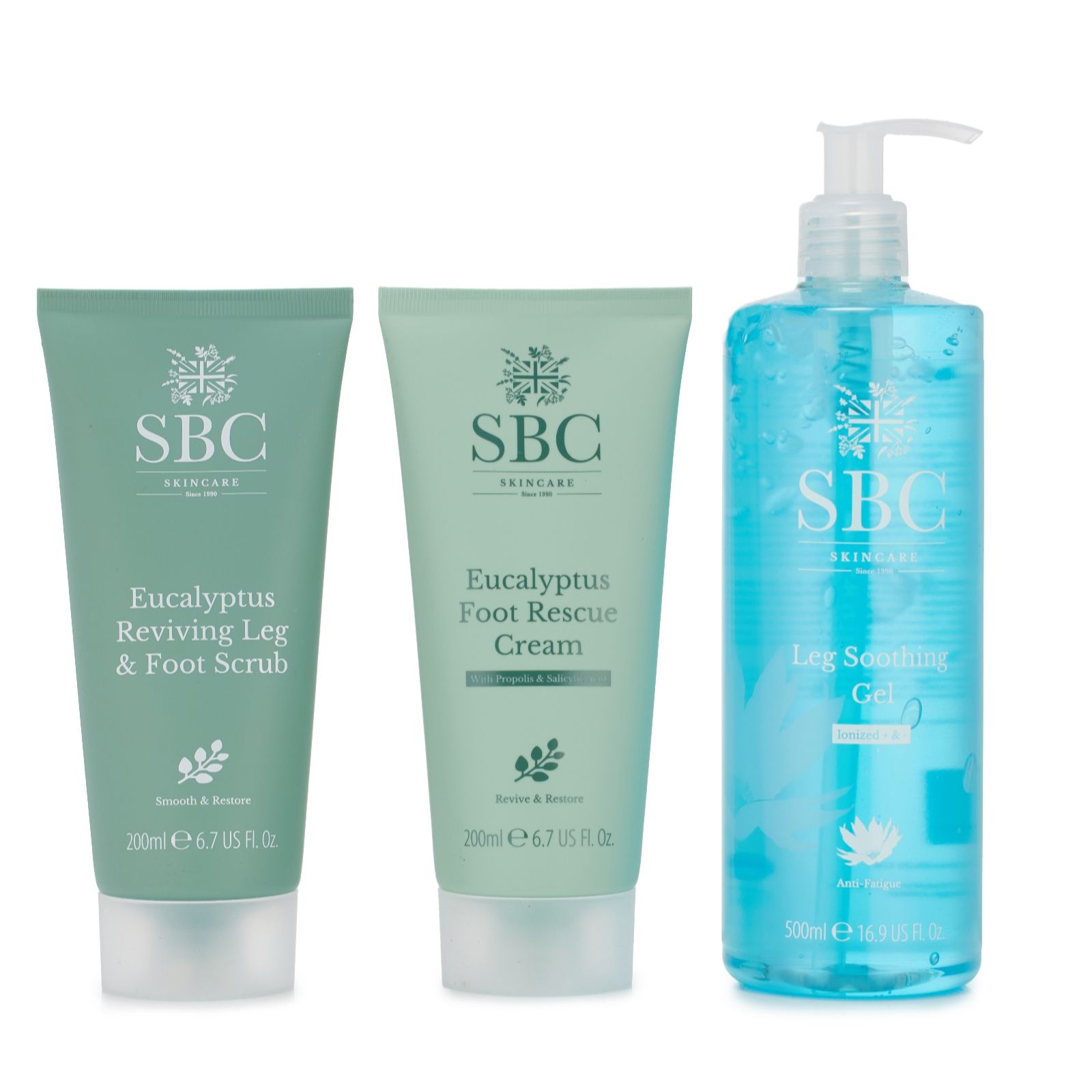 SBC 3 Piece Reviving Foot & Leg Care Collection