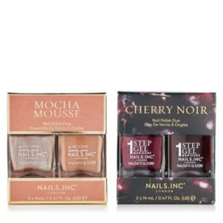 Nails Inc Cherry & Mocha 4 Piece Gifting Set