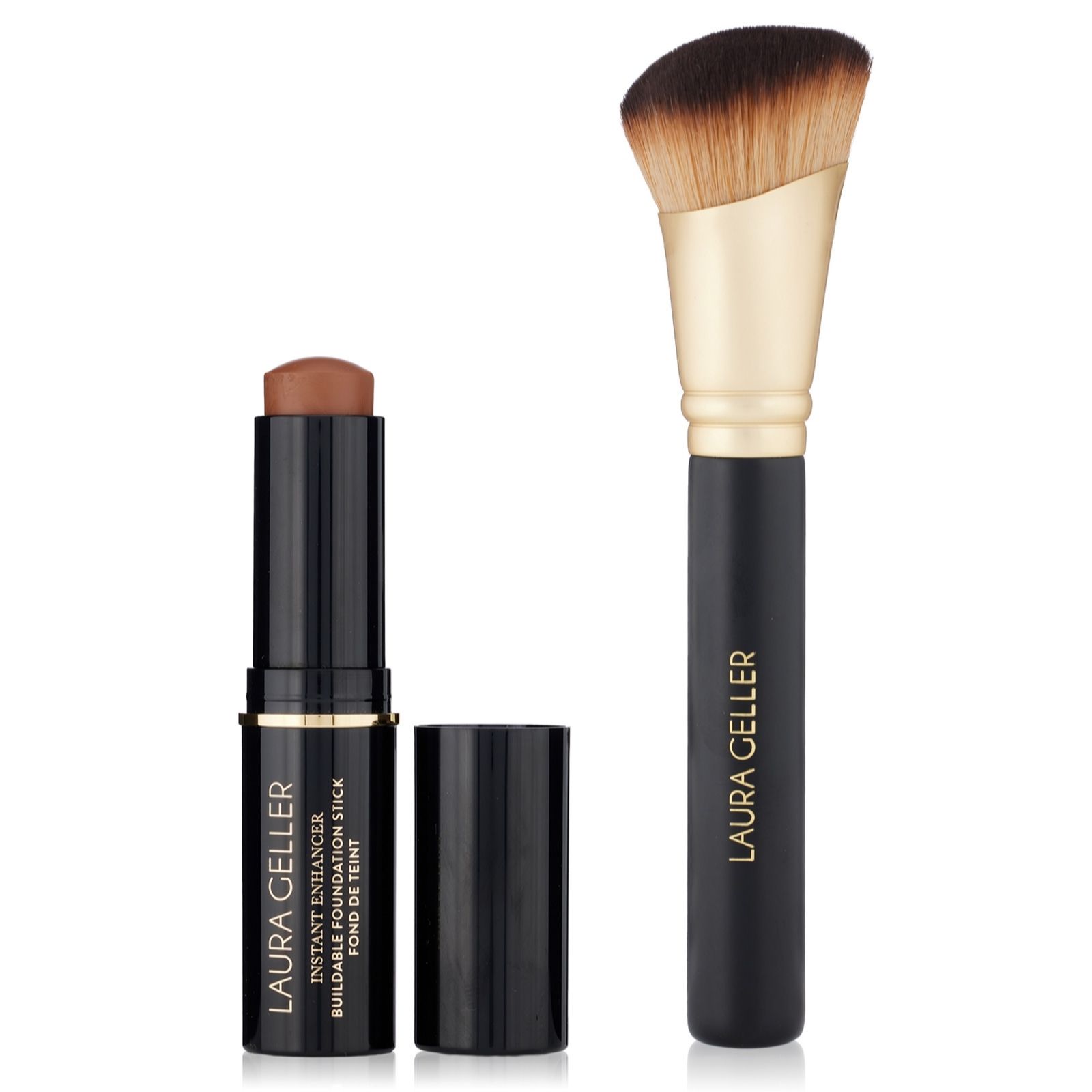 Laura Geller Instant Enhancer Buildable Foundation Stick & Brush