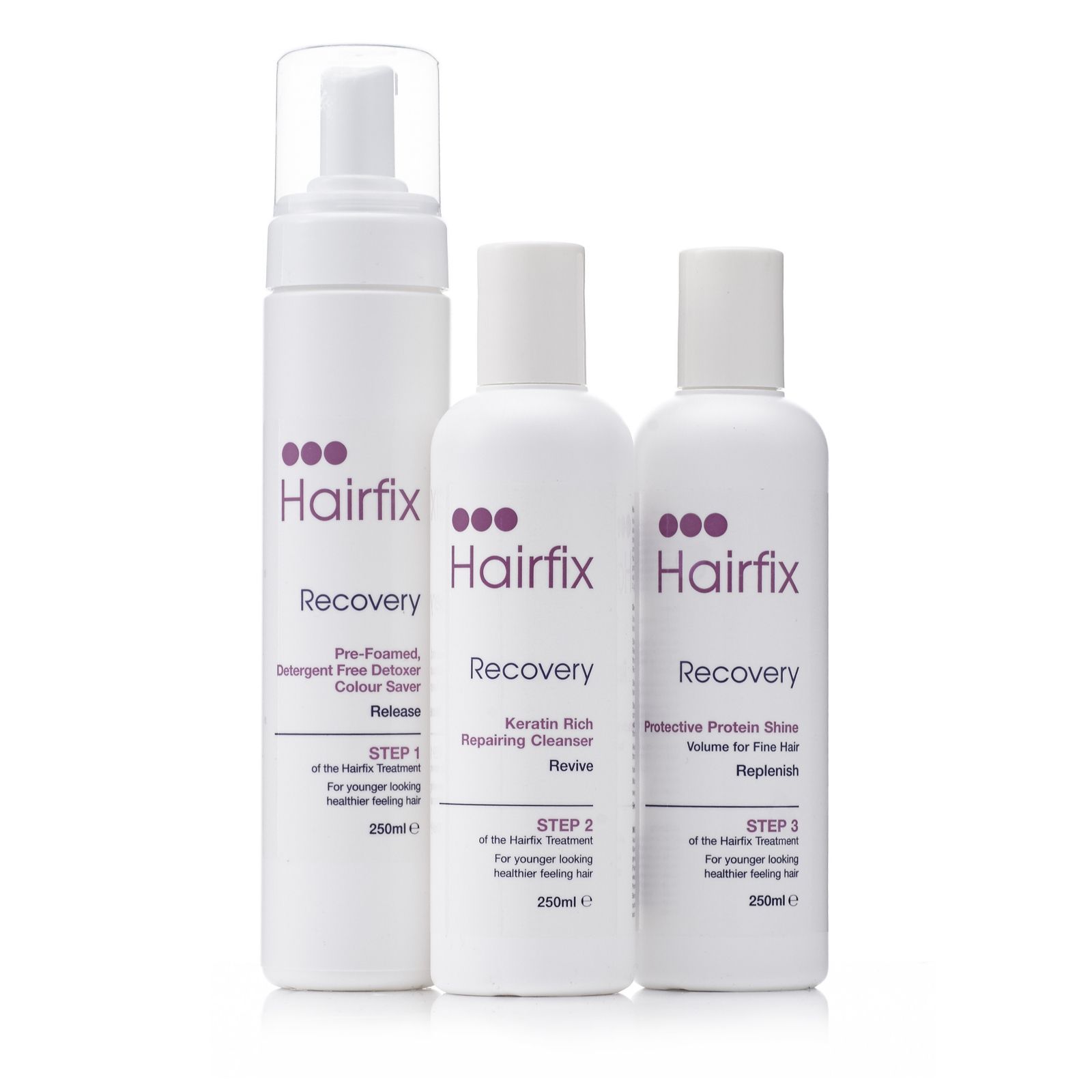 Hairfix 3 Piece Recovery Regime QVC UK