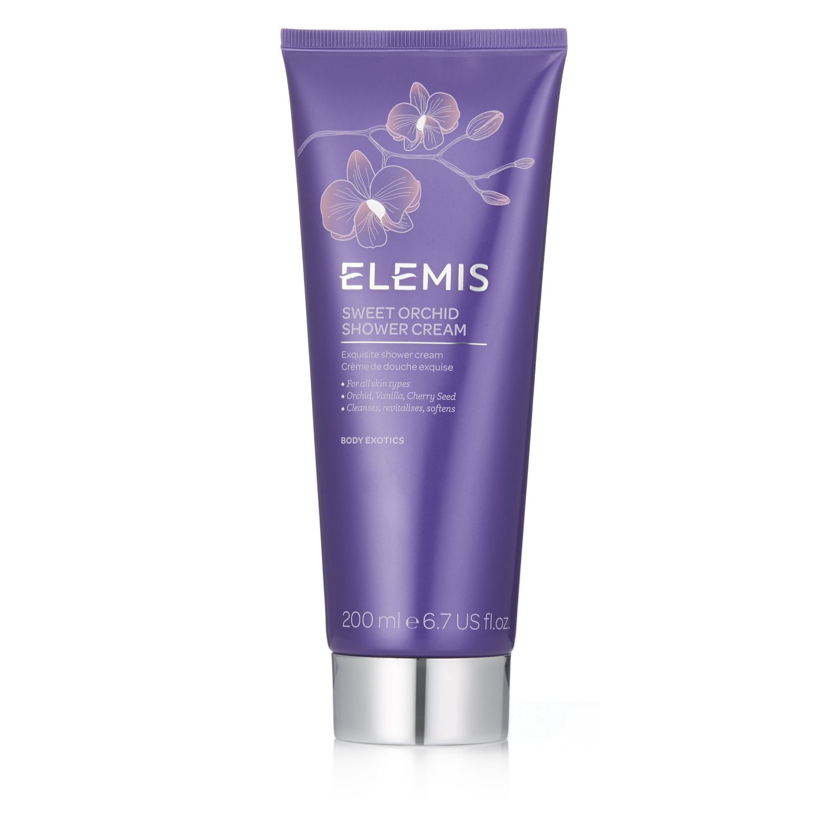 Elemis Sweet Orchid Shower Cream 200ml QVC UK