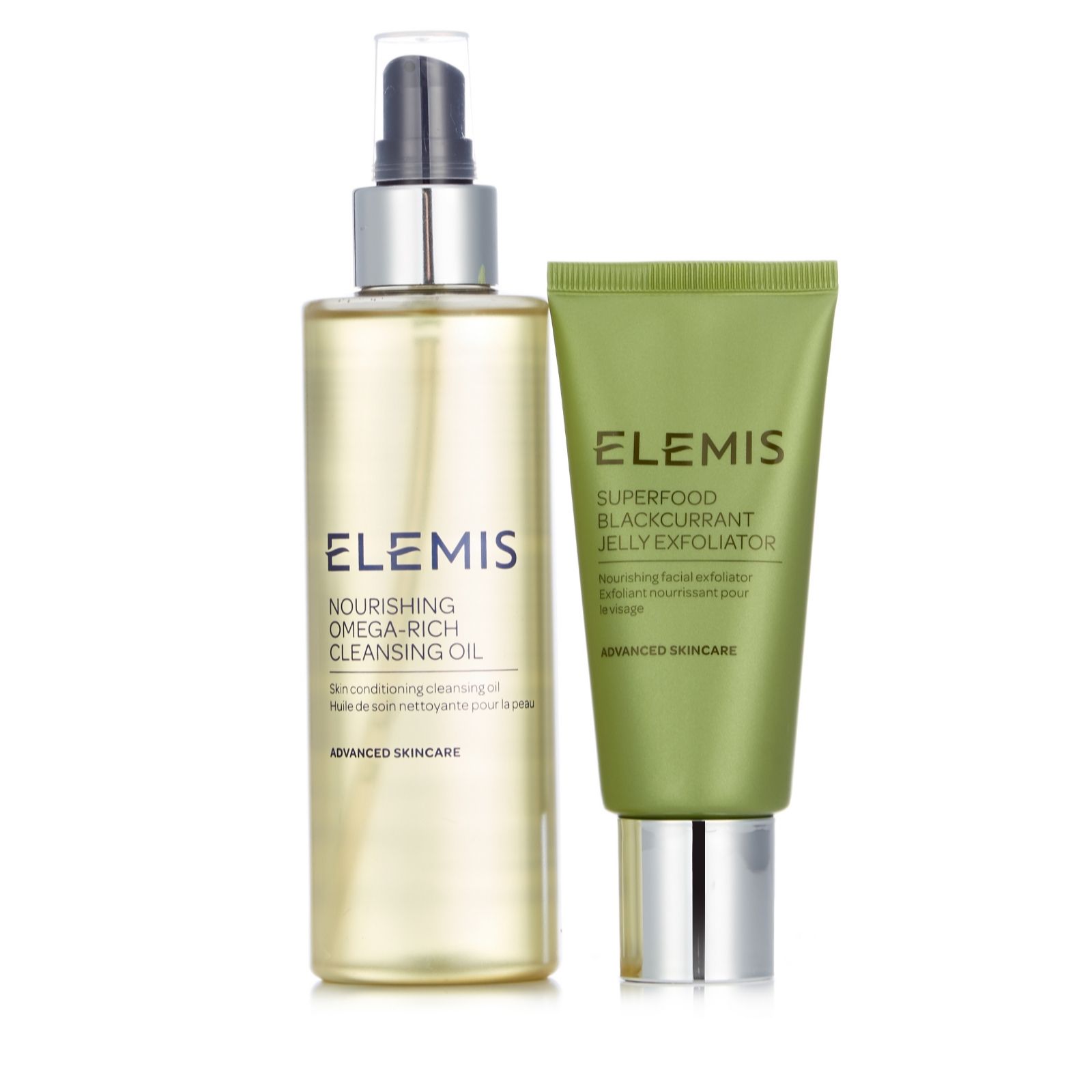 Elemis Nourishing Cleanse & Exfoliate Duo QVC UK