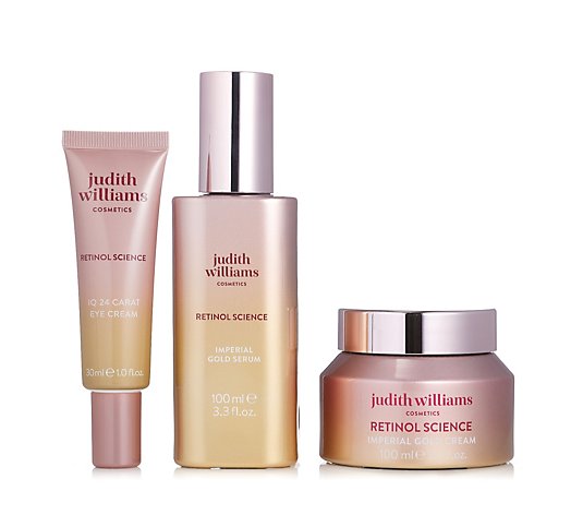 Judith Williams Retinol Gold 3 Piece Skincare Collection