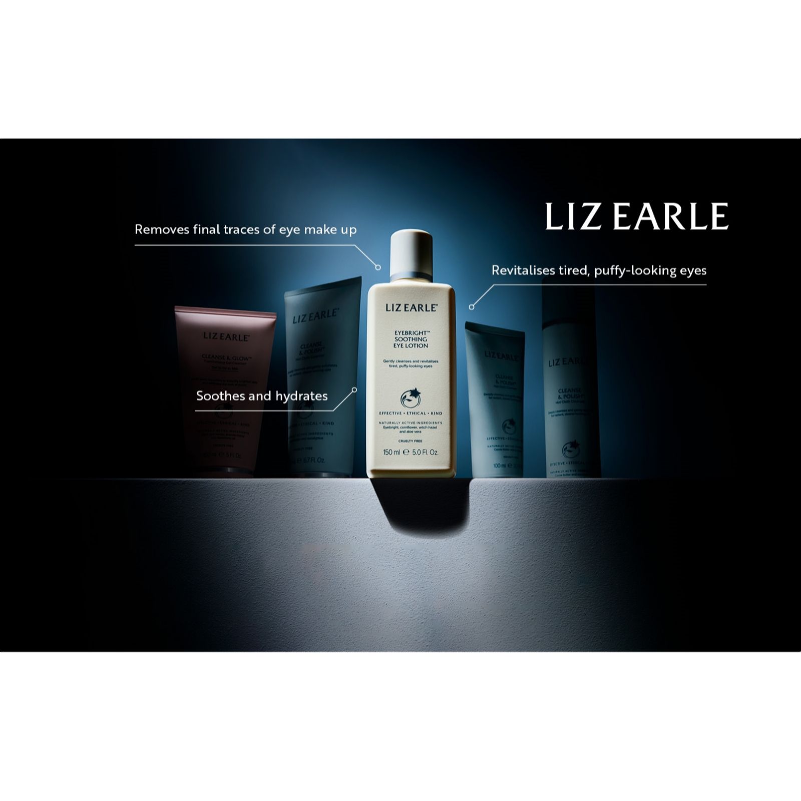 Liz Earle Revitalise & Glow Skincare 5 Piece Collection - QVC UK