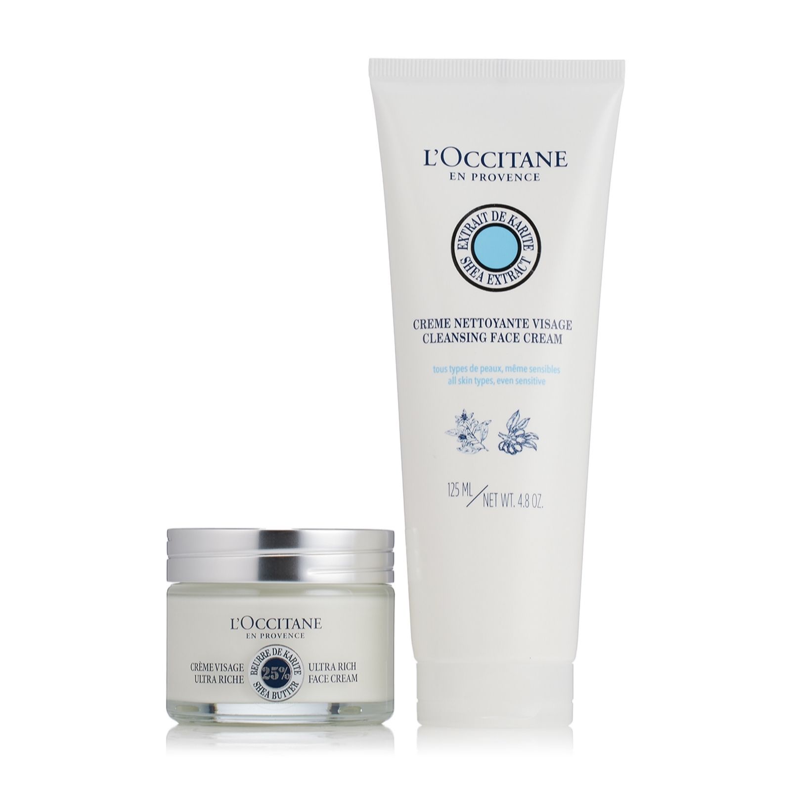 L'Occitane Shea Cleanser and Face Cream