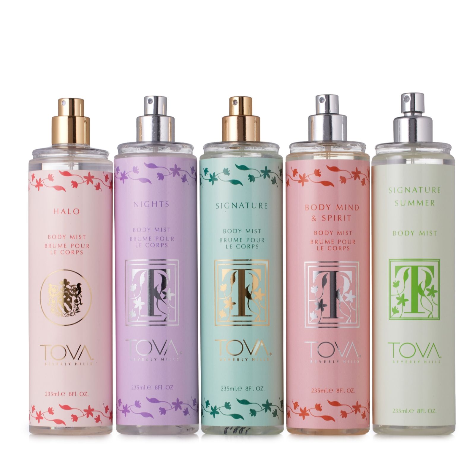 Tova Complete 5 Piece Body Mist Collection