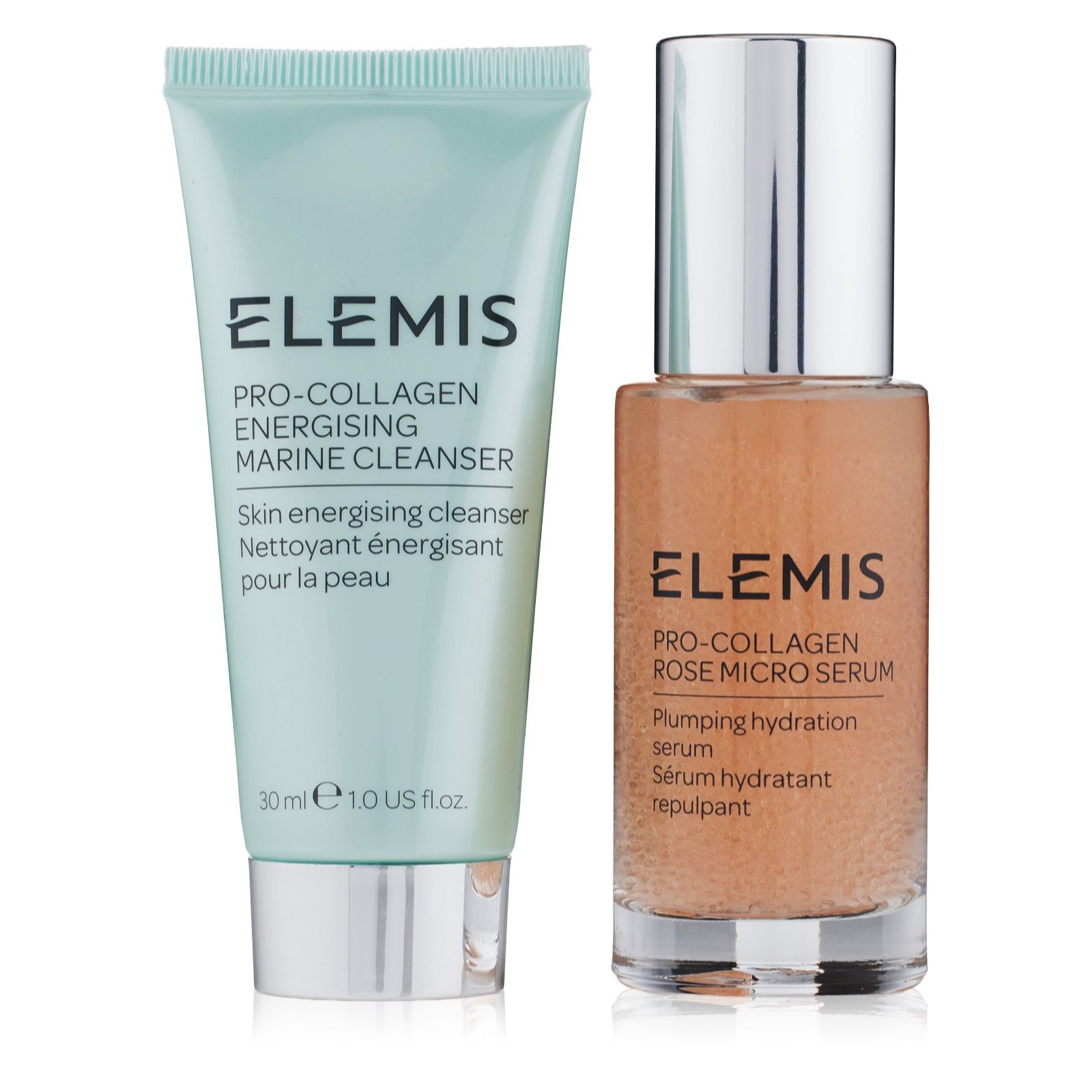 Elemis Pro-Collagen Rose Serum & Cleanser Set