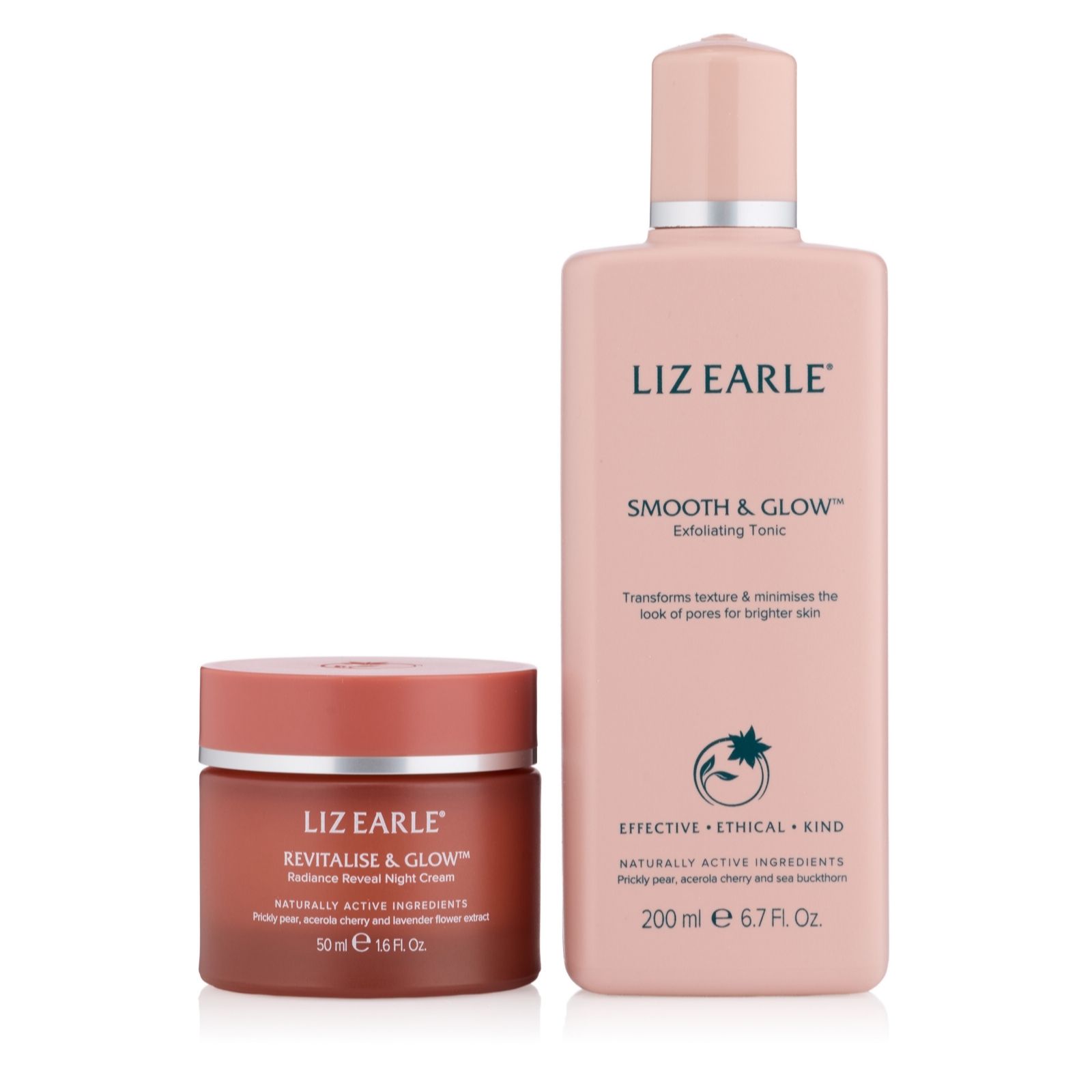 Liz Earle Get the Glow Exfoliate & Nourish Nighttime Duo