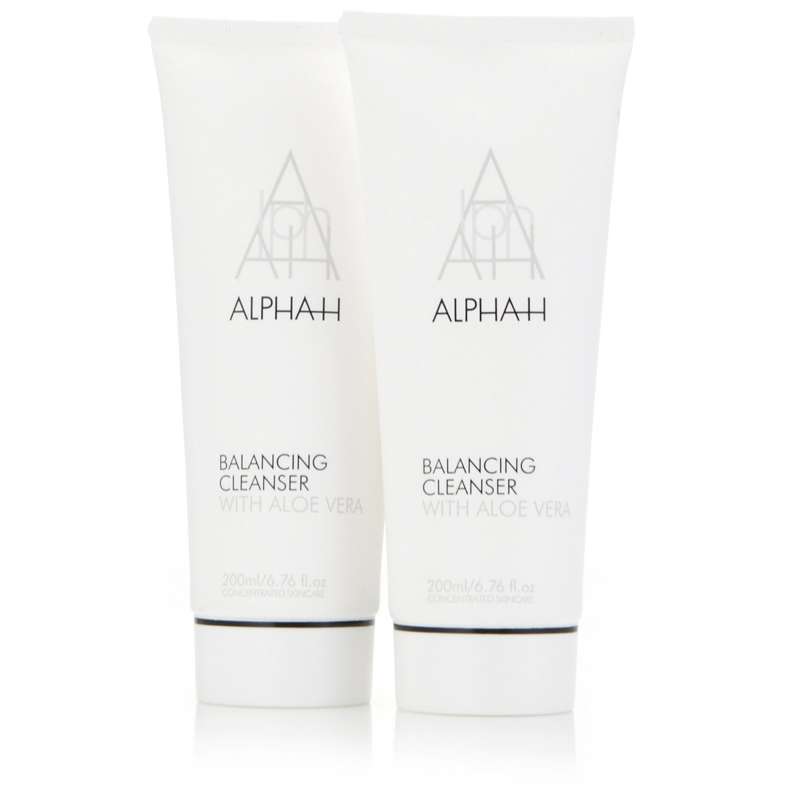 AlphaH Balancing Cleanser 200ml Duo QVC UK