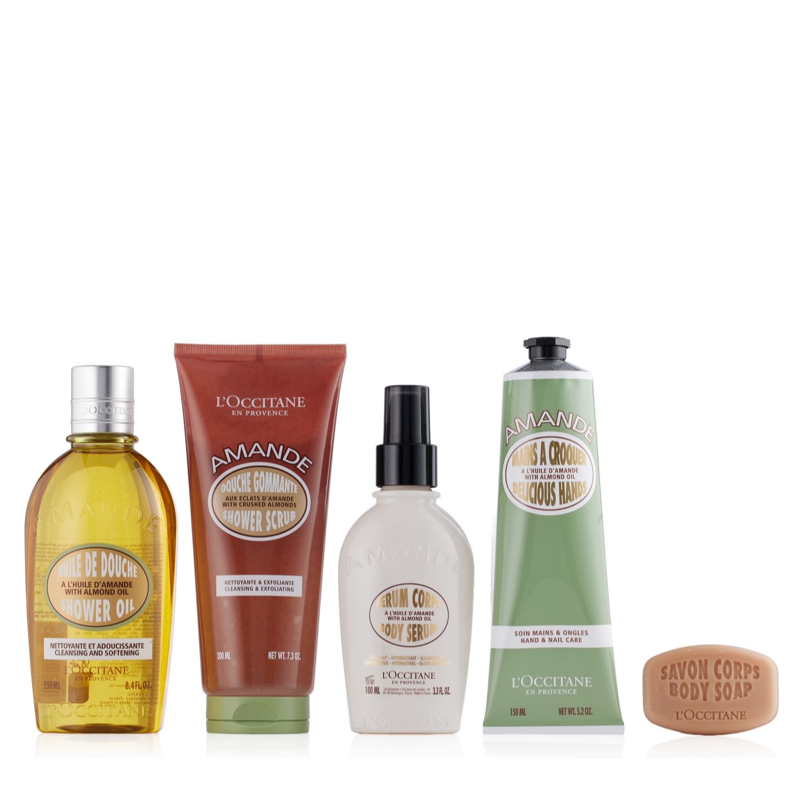 L'Occitane Head to Toe Almond 5 Piece Collection