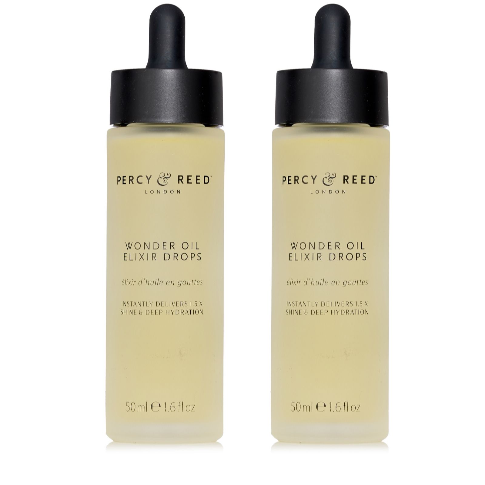 Percy & Reed Wonder Oil Elixir Drops 50ml Duo