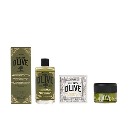 Korres 2 Piece Pure Greek Olive Oil Nourishing Skincare Set