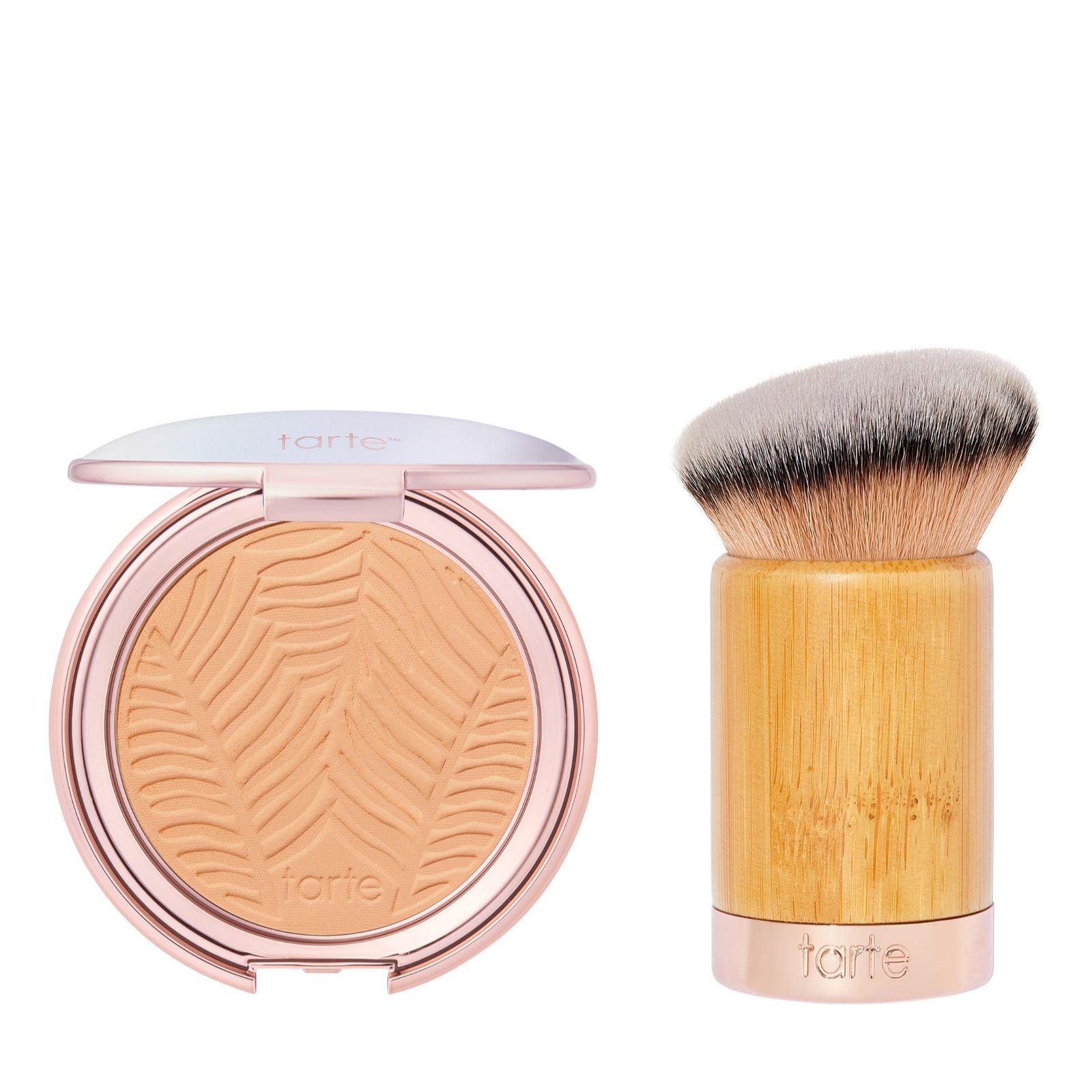 tarte Amazonian Clay Blurring Powder Foundation & Brush