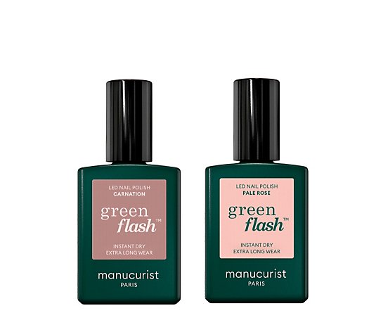 Manucurist What in Carnation Green Flash Gel Colour Duo
