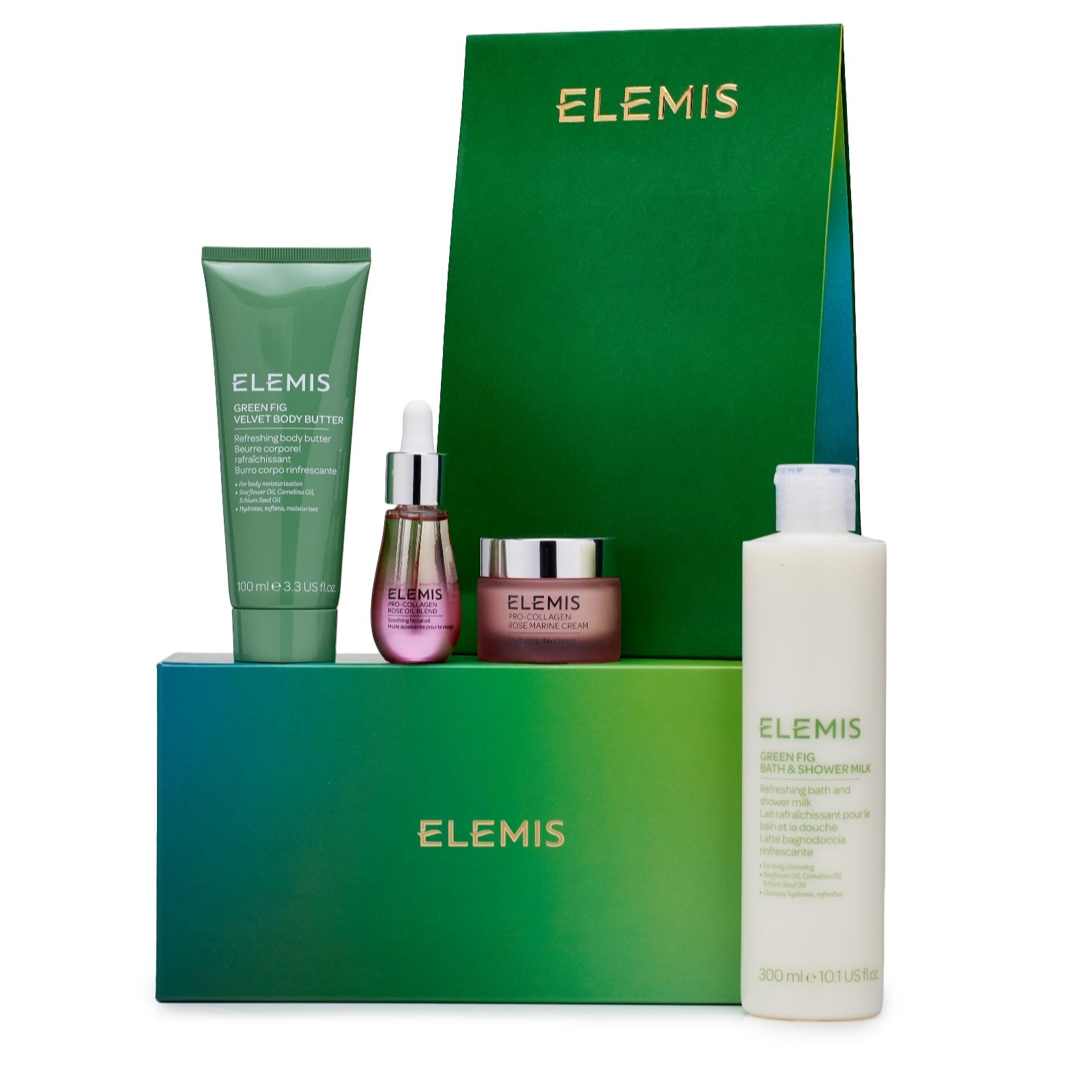 Elemis Pro-Collagen Botanical Face & Body 4 Piece Gift Collection