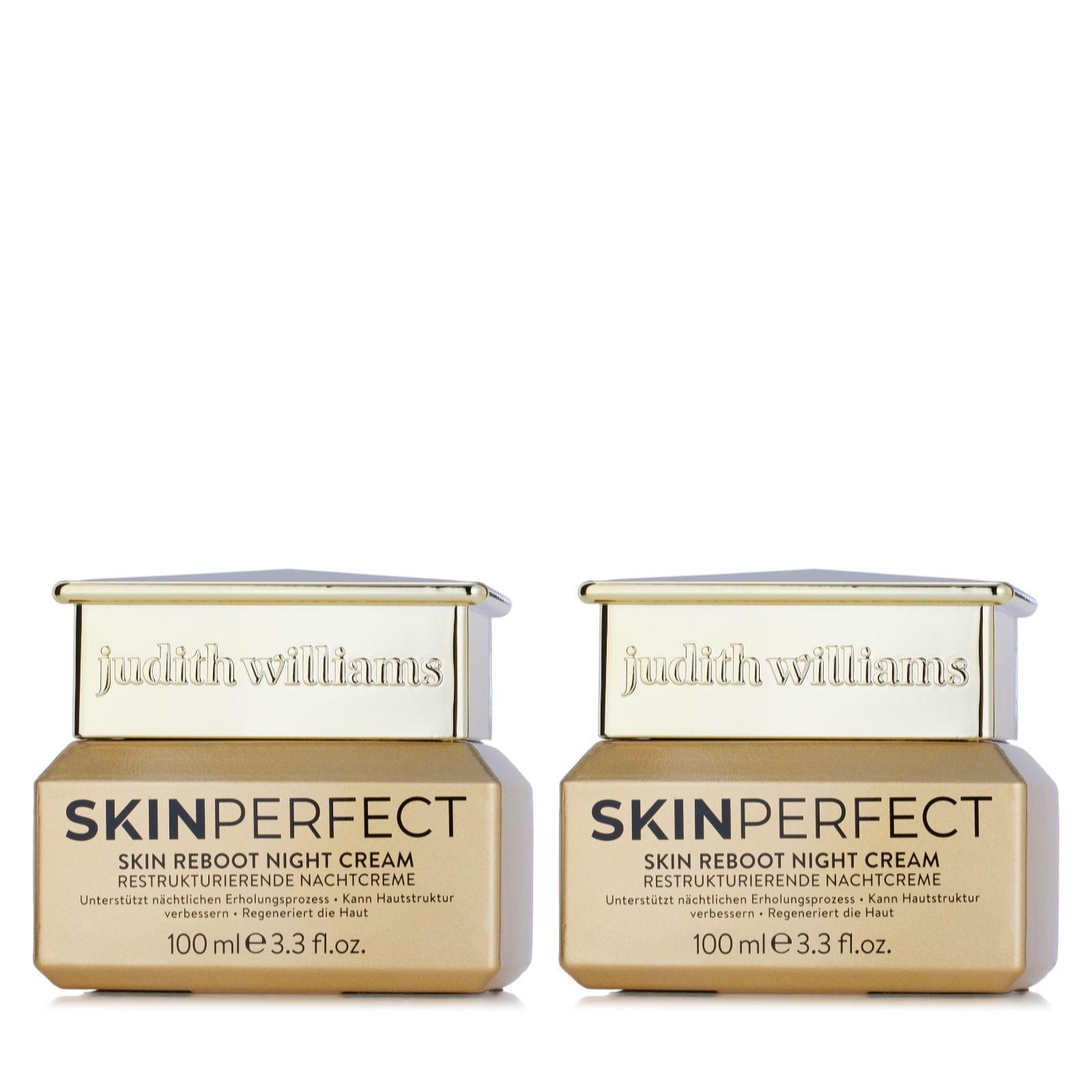 Judith Williams Skin Perfect Skin Reboot Night Cream 100ml Duo