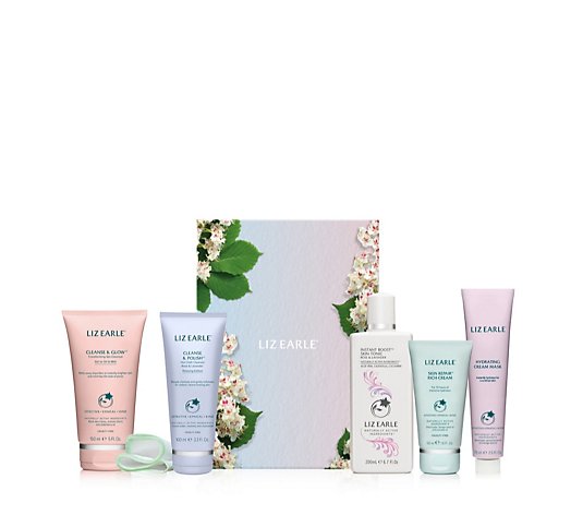 Liz Earle 5 Piece Cleanse & Glow Skincare Collection