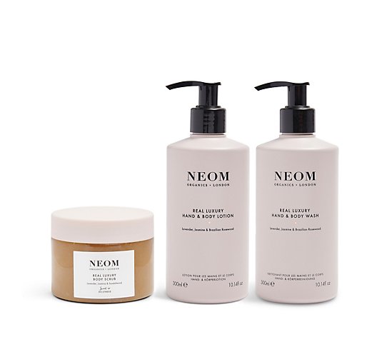 Neom Real Luxury Indulgence Body 3 Piece Collection