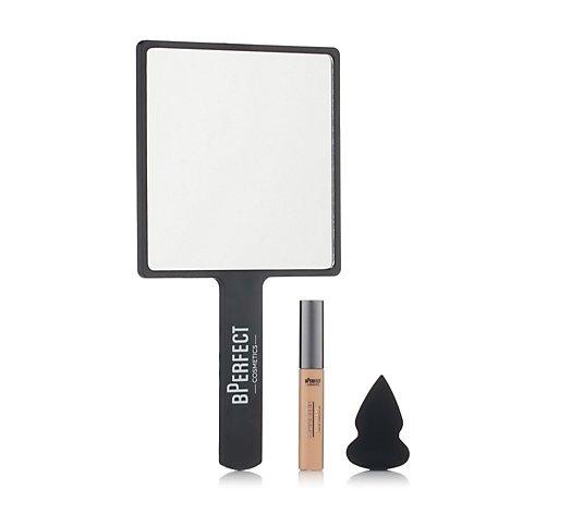 B Perfect Chroma Concealer with Beauty Blender and Mirror