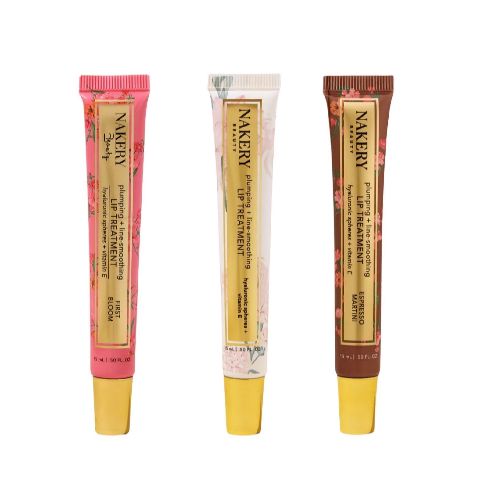 Nakery Beauty Plumping & Line Smoothing Lip Treatment Trio