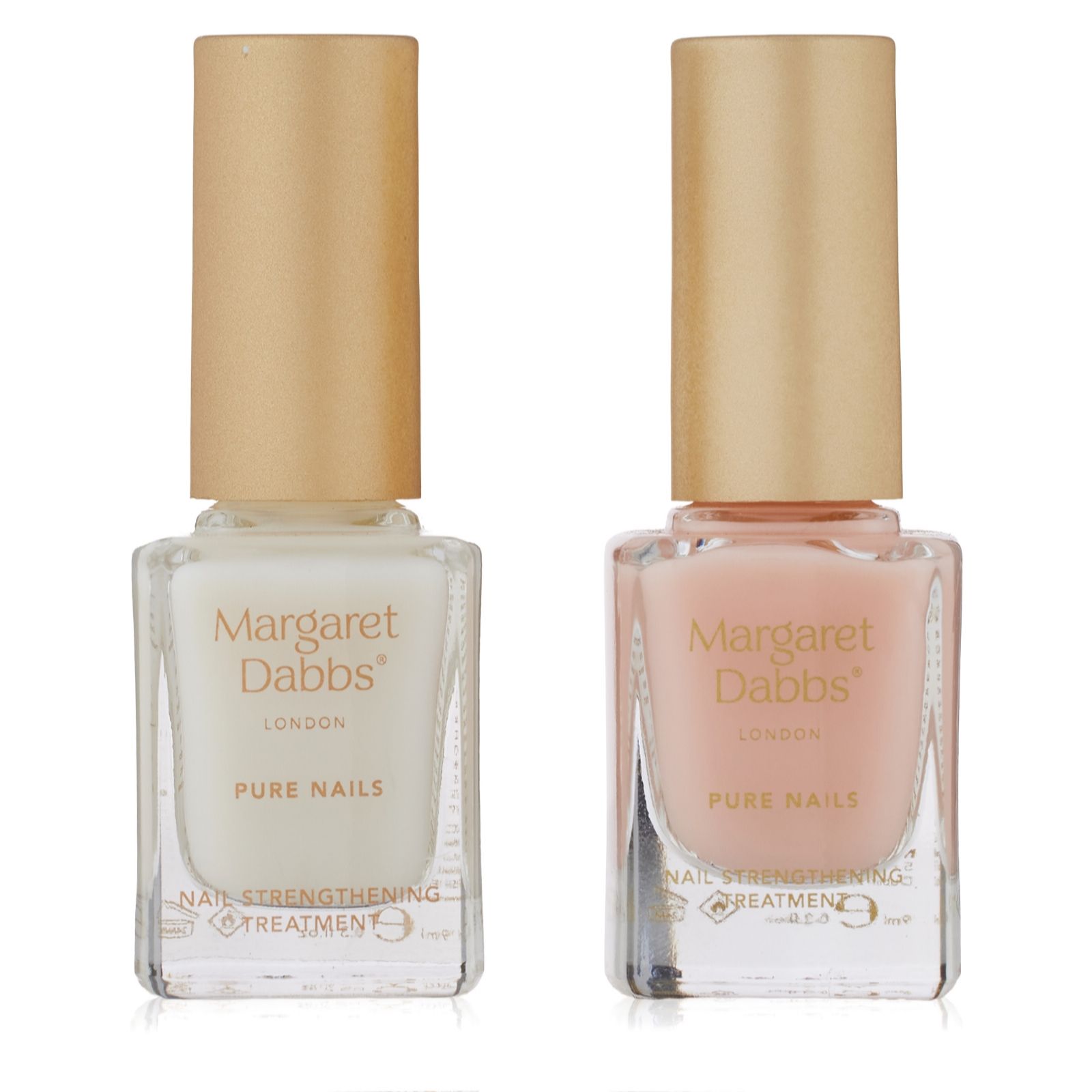 Margaret Dabbs London PURE Nail Strengthening Treatment Nude Duo