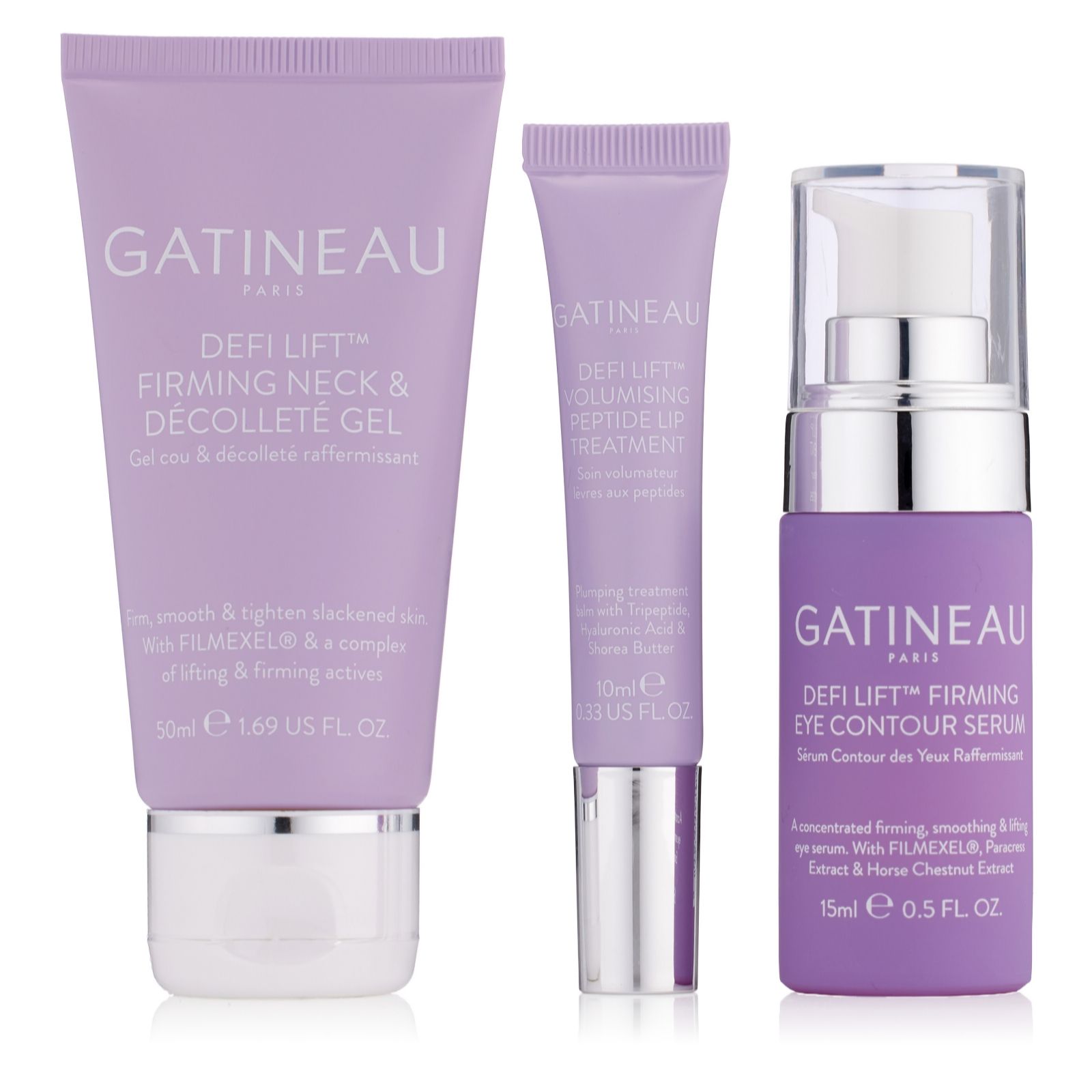 Gatineau's Defi Lift Eyes, Lips and Neck Trio