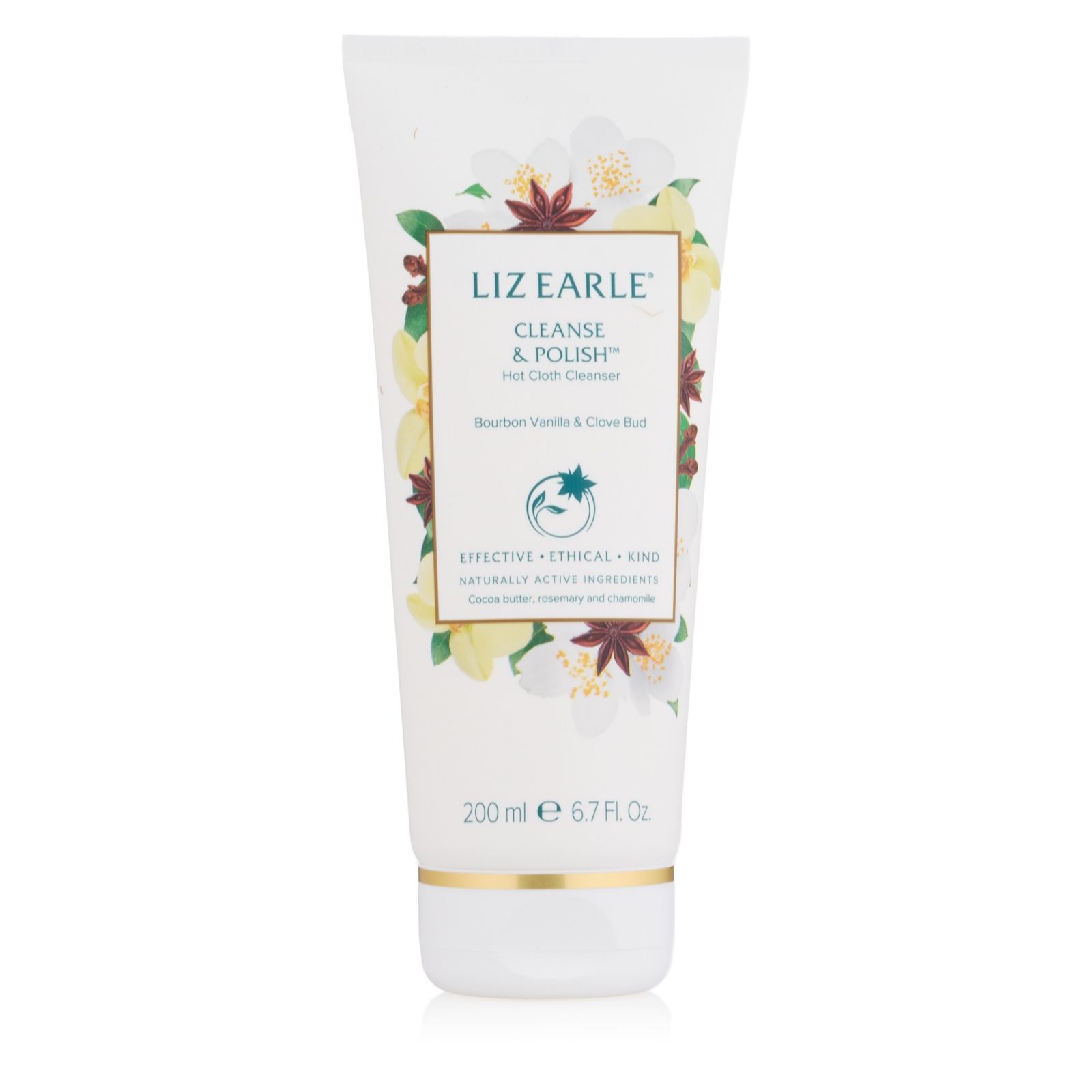 Liz Earle Cleanse & Polish Bourbon Vanilla & Clove Bud 200ml