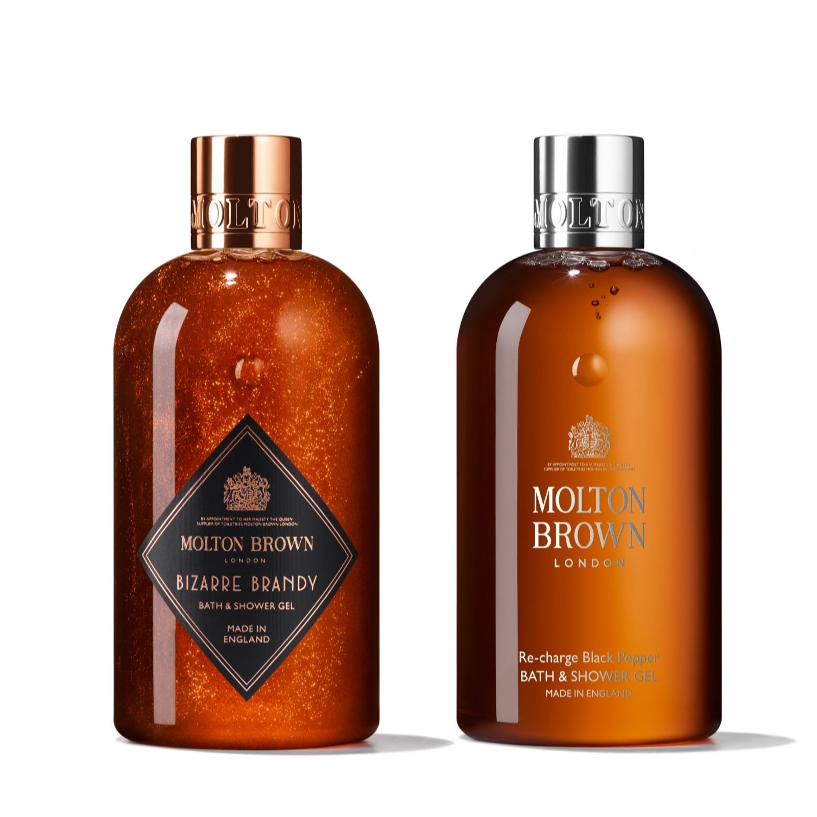 Molton Brown Thrilling Bath & Shower Gel Duo 300ml QVC UK