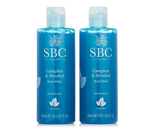 SBC Camphor & Menthol Energising Body Wash Duo
