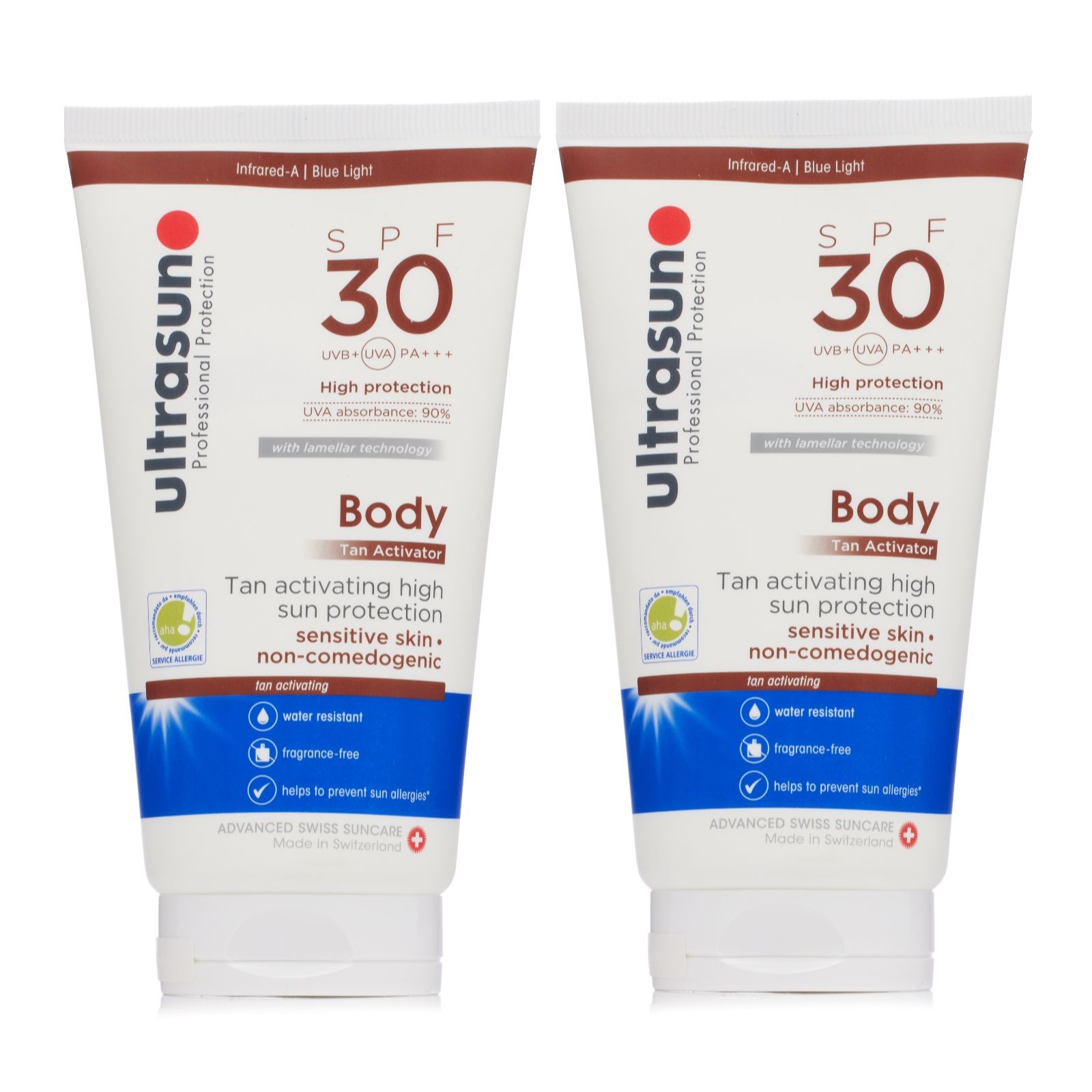 Ultrasun Sun Protection Body Tan Activator SPF 30 150ml Duo