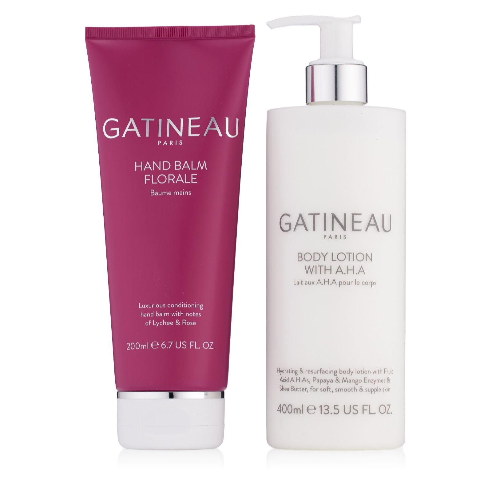 Gatineau's AHA Body Lotion and Florale Hand Balm Duo