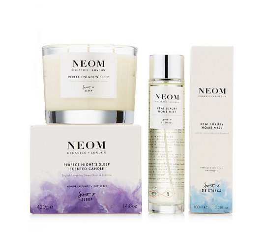 Neom Home Mist and Candle Essentials Duo