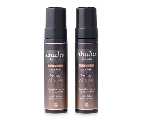 Ahuhu Pop Up! Volume Mousse Duo 2 x 200ml