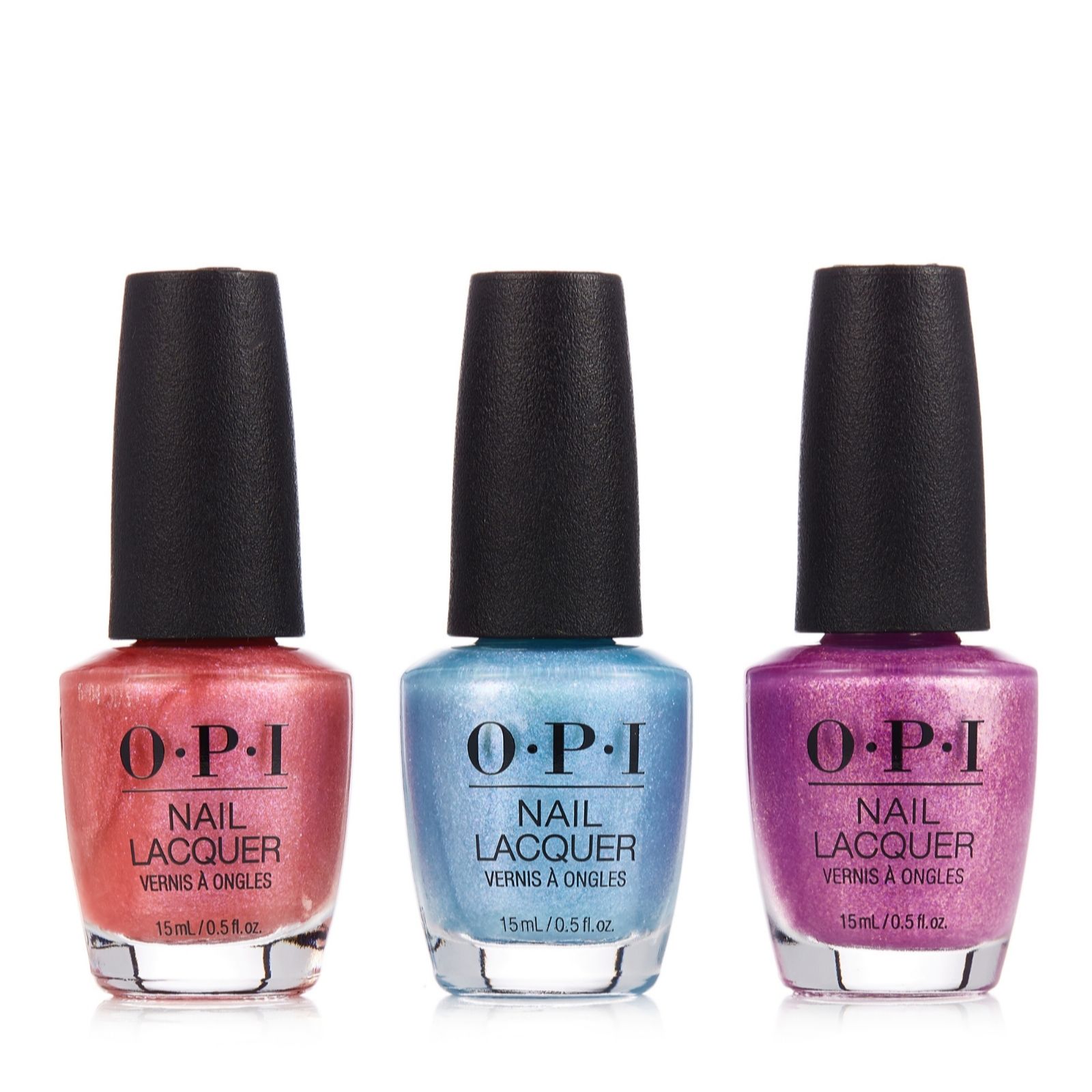 OPI 3 Piece Hidden Prism Nail Lacquer Trio QVC UK