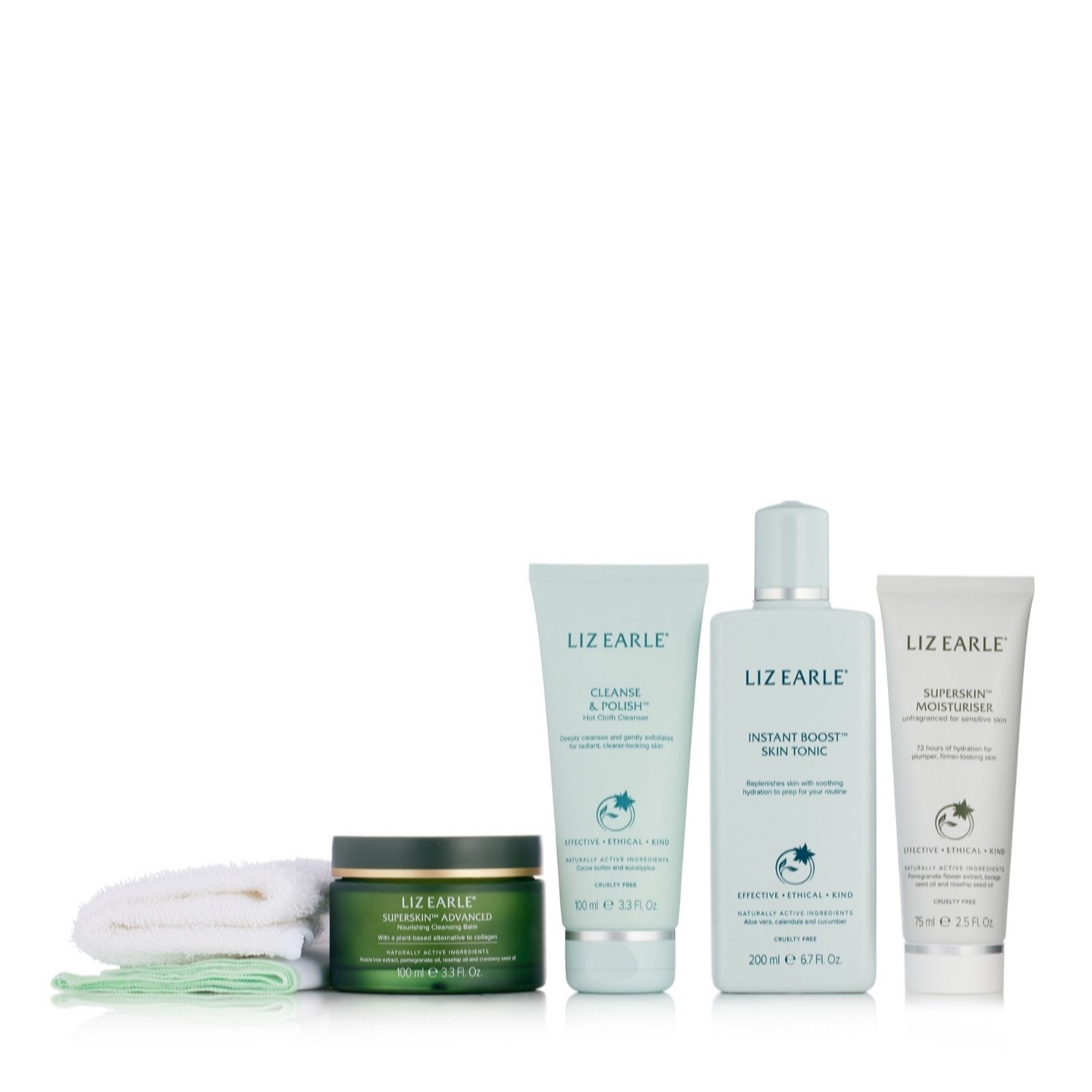 Liz Earle Superskin Advanced 4 Piece Skincare Collection - QVC UK