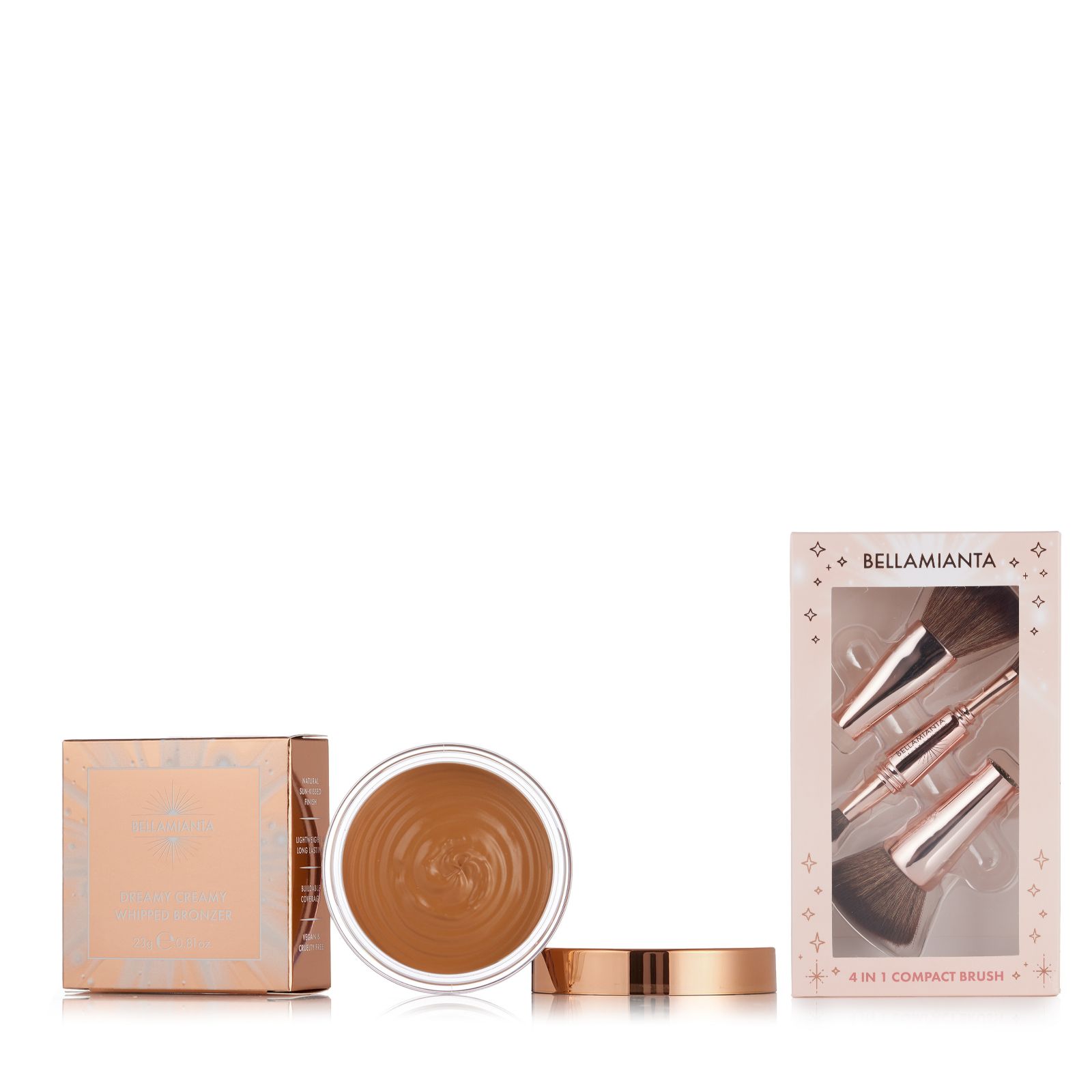 Bellamianta Whipped Bronzer & 4 in 1 Brush