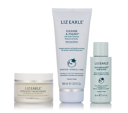 Liz Earle Superskin Moisturiser with Cleanse & Polish Relaxing Edition