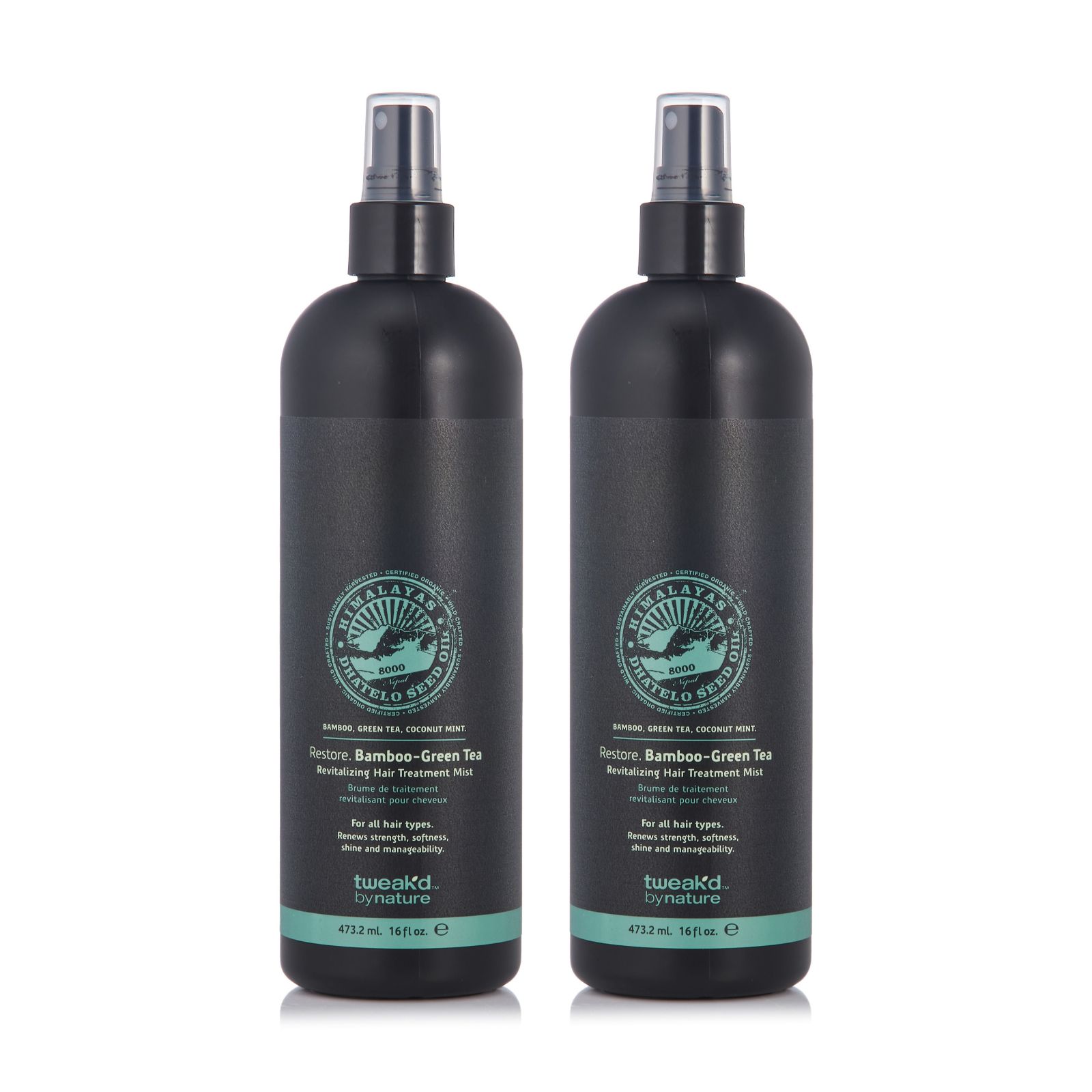 Tweak'd by Nature Restore, Pure F.F. Revitalizing hotsell Hair Treatment Mist,